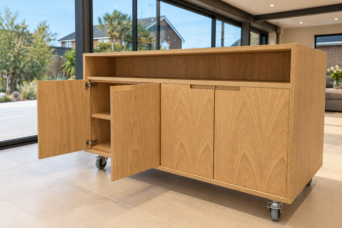 The Roam | Freestanding Oak Plywood Kitchen Island